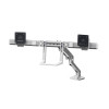 Ergotron HX Desk Dual Monitor Arm Mount - Polished Aluminium Main Product Image