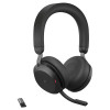 Jabra Evolve2 75 MS ANC Stereo Bluetooth Headset (USB Dongle) Main Product Image