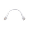 Ubiquiti UniFi Patch Cable .22m White - Both End Bendable to 90 Degree - RJ45 Ethernet Cable - Cat6 - Ultra-Thin 3mm Diameter U-Cable-Patch-RJ45 Product Image 2