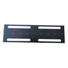 LDR Rackmount Din Rail - Black Metal Construction - 35mm International Din Rail Product Image 2