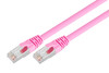 Comsol Cat 8 S/FTP Shielded Patch Cable 1m - Pink Product Image 2