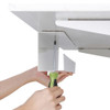 Brateck Under-Desk Cable Tray Organizer Dimensions:600x114x76mm - White Product Image 2