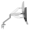 Brateck Single Monitor Economical Spring-Assisted Monitor Arm Fit Most 17in-32in Monitors - Up to 9kg per screen VESA 75x75/100x100 Matte Grey Product Image 3
