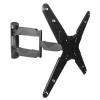Brateck Slim Full Motion Curved & Flat Panel TV Wall Mount for 23in-55in TV Up tp 35kg VESA 75x75/100x100/200x100/200x200/300x300/400x200/400X400 (LS) Main Product Image