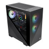 Thermaltake Divider 170 Tempered Glass ARGB Micro-ATX Case - Black Product Image 2