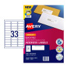 Avery IP Label QP J8157 33Up Bx50 Main Product Image