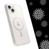 OtterBox Apple iPhone 14 Plus Symmetry Series+ Clear Antimicrobial Case for MagSafe - Stardust (Clear Glitter) (77-89192) Product Image 3