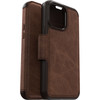 OtterBox Apple iPhone 14 Pro Max Strada Series Case - Espresso (Brown) (77-88568) - Wireless Charge Compatible - Credit Card Storage Product Image 2