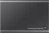 Samsung Portable SSD T7 - 2TB - Titan Gray - USB3.2 - Type-C - R/W(Max) 1 - 050Mb/S - Aluminium Case - 3 Years Warranty Main Product Image