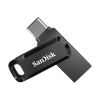 SanDisk Ultra Dual Drive Go USB Type-C Flash Drive - 256GB - USB Type C - Black - USB3.1/Type C Reversible Connector - Swivel Design - 5Y Main Product Image