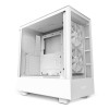 NZXT H5 Elite Tempered Glass Mid-Tower ATX Case - White Main Product Image