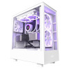 NZXT H5 Elite Tempered Glass Mid-Tower ATX Case - White Product Image 2