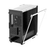 DeepCool CH370 Tempered Glass Mini-Tower Micro-ATX Case - White Main Product Image