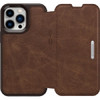 OtterBox Apple iPhone 13 Pro Strada Series Case - Espresso Brown (77 - 85797) - 3X Military Standard Drop Protection - Leather Folio Cover - Card Holder Main Product Image