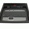 APC AP5808 rack console 43.2 cm (17in) Black Product Image 2
