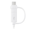 Samsung EP-DG930 USB cable 1.5 m USB 2.0 USB A USB C/Micro-USB B White Product Image 4