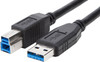 Targus 1m USB 3.0 USB cable USB 3.2 Gen 1 (3.1 Gen 1) USB A USB B Black Product Image 3