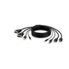 Belkin F1DN2CCBL-DH-6 KVM cable Black 1.8 m Main Product Image