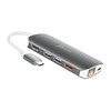 j5create JCD383 USB-C 9-in-1 Multi Adapter - Silver and White Main Product Image