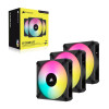 Corsair iCUE AF120 RGB ELITE 120mm PWM Fan - Three Pack with Lighting Node CORE Product Image 2