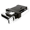 ICY BOX IB-172SK-B 5.25in bay Trayless Module for 1x 2.5in and 1x 3.5in SATA HDDs Product Image 4