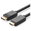 1m DP male to HDMI male cable black Product Image 2
