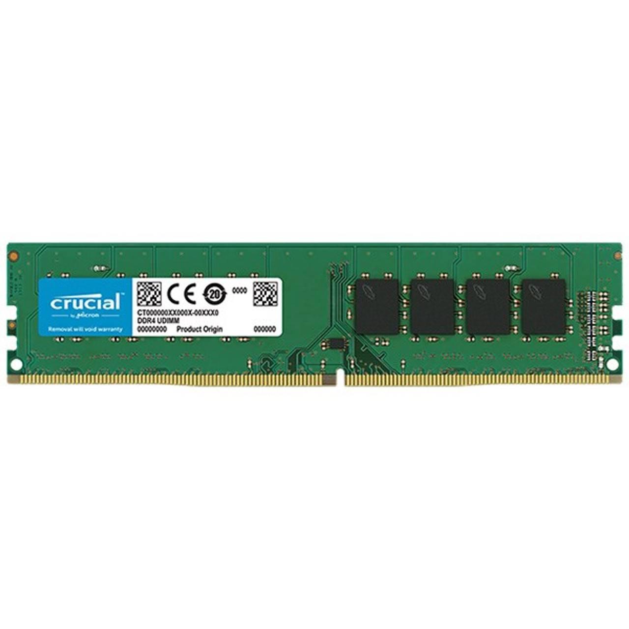Crucial 8GB 3200 MT/s 288-Pin DDR4 SDRAM UDIMM PC4-25600 Memory