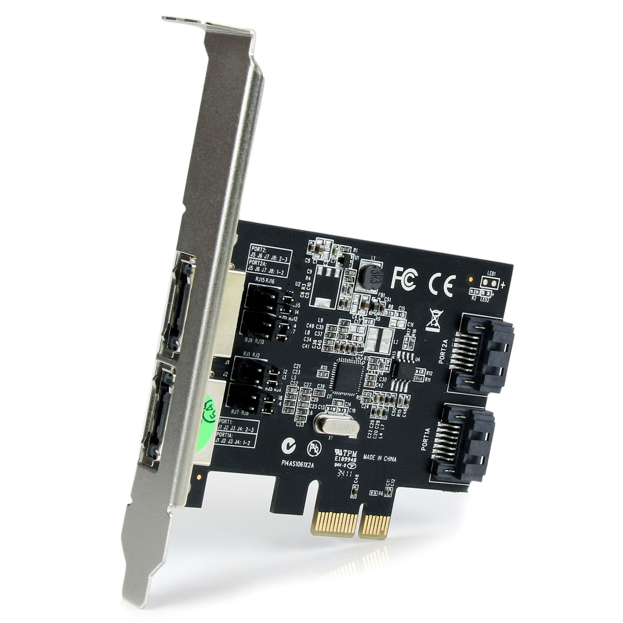 StarTech 2x eSATA + 2x SATA III 6 Gbps PCI Express Controller Card