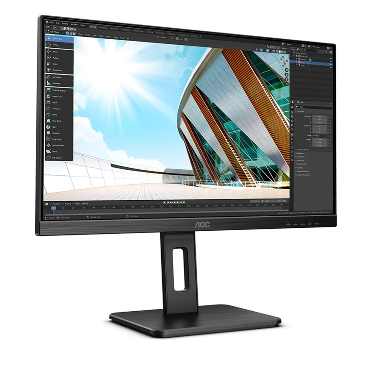 Monitor AOC 27B2H  27 Full HD, W-LED IPS, 75Hz, Flicker free