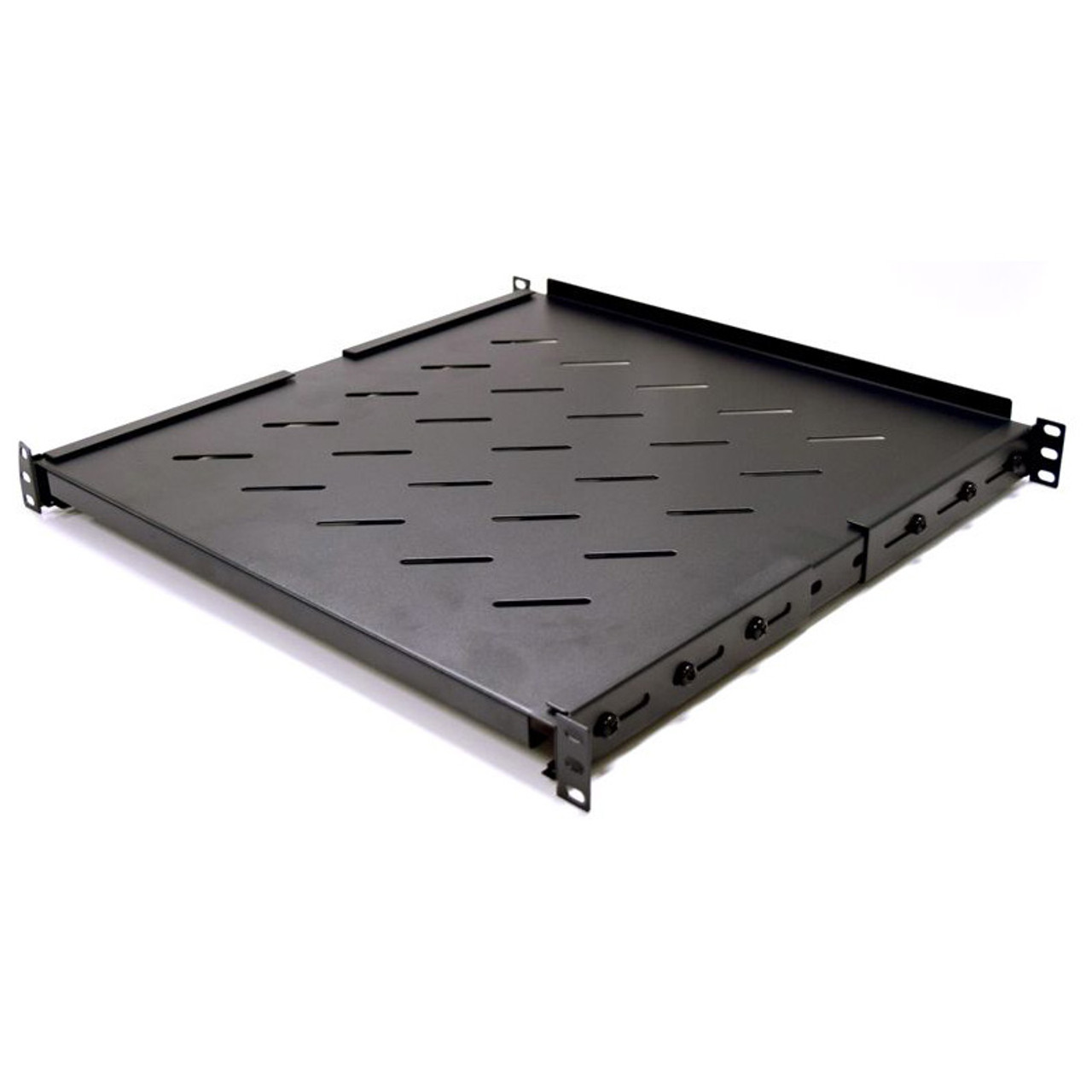 1U 19 inch Heavy Duty Adjustable Rack Mount Shelf(2 part) 550mm - 900mm