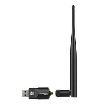 Simplecom NW621 AC1200 WiFi Dual Band USB Adapter with 5dBi antenna Product Image 2
