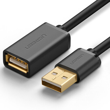 Product image for 1.5M UGreen USB 2.0 A Male To A Female Extension Cable 10315 | AusPCMarket Australia