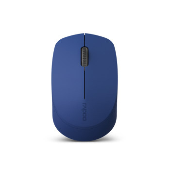 Product image for Rapoo M100 Multi-Mode Wireless Bluetooth Quiet Click Mouse - Blue | AusPCMarket Australia