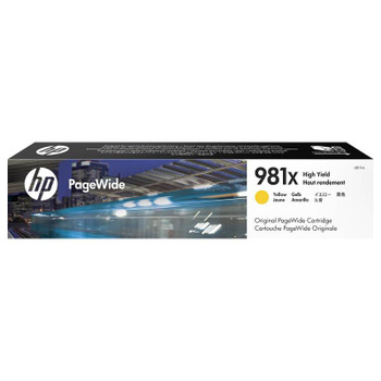 Image for HP 981X High Yield Yellow Original PageWide Cartridge (L0R11A) AusPCMarket