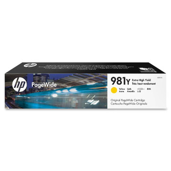 Image for HP 981Y Extra High Yield Yellow Original PageWide Cartridge (L0R15A) AusPCMarket