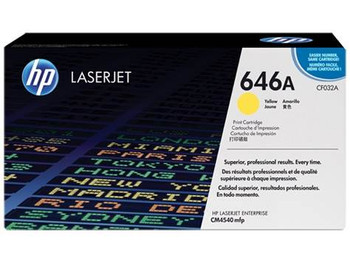 Image for HP CF032A 646A Yellow Original LaserJet Toner Cartridge AusPCMarket