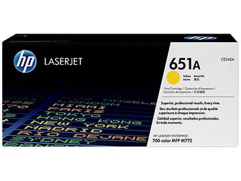 Image for HP CE342A 651A Yellow Original LaserJet Toner Cartridge AusPCMarket