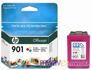 HP 901 Tri-Colour Officejet Ink Cartridge (CC656AA) Product Image 2