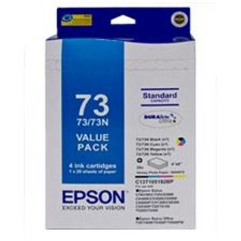 Image for Epson 73/73N Value Pack Cartridge Paper Kit (T105192BP) AusPCMarket