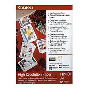 Image for Canon HR 101N A4 High Resolution Paper 50 Sheets AusPCMarket