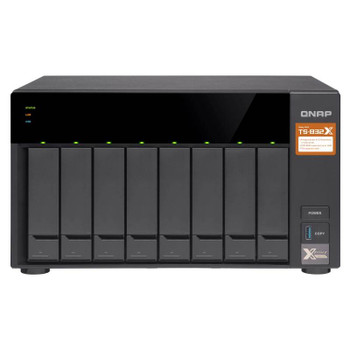 QNAP TS-832X-2G 8 Bay Diskless NAS Alpine AL-324 Quad Core 1.7GHz CPU 2GB RAM Product Image 2