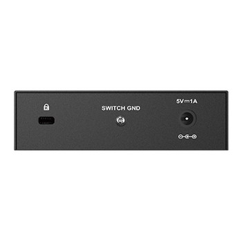 D-Link DGS-105 5-Port Gigabit Desktop Switch (Metal Housing) Product Image 2
