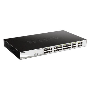 D-Link DGS-1210-28MP 28-Port Gigabit Smart Managed PoE+ Switch with 4 SFP Ports Product Image 2