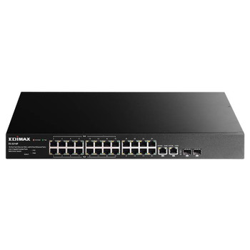 Image for Edimax 24-Port Fast Ethernet (8 PoE+) w/2 Gigabit Combo Ports Web Smart Switch AusPCMarket