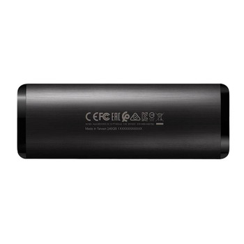 Adata SE760 256GB USB 3.1 Type-C Portable External SSD Hard Drive - Black Product Image 2