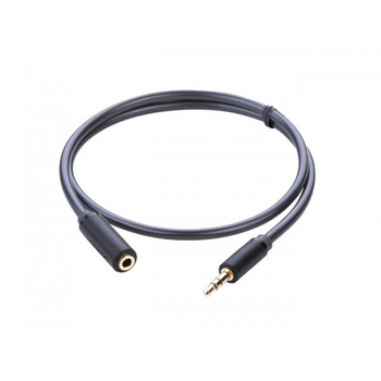 UGreen 10782 1M 3.5mm to 3.5mm M/F Extension Cable - Black Product Image 2