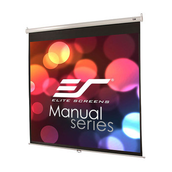 Image for Elite Screens Manual 119in 1:1 Pulldown Projection Screen - White AusPCMarket