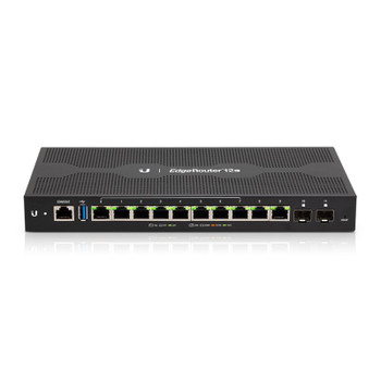 Image for Ubiquiti Networks ER-12P EdgeRouter 10-port Gigabit PoE Router with 2 SFP Ports AusPCMarket