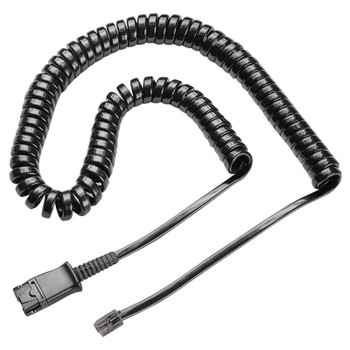 Image for Plantronics Coiled QD to Male Modular Plug Cable for M12/M22/Vista U10 AusPCMarket