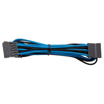 Image for Corsair SATA Premium Sleeved Cable Type 4 Gen 3 - Blue/Black AusPCMarket